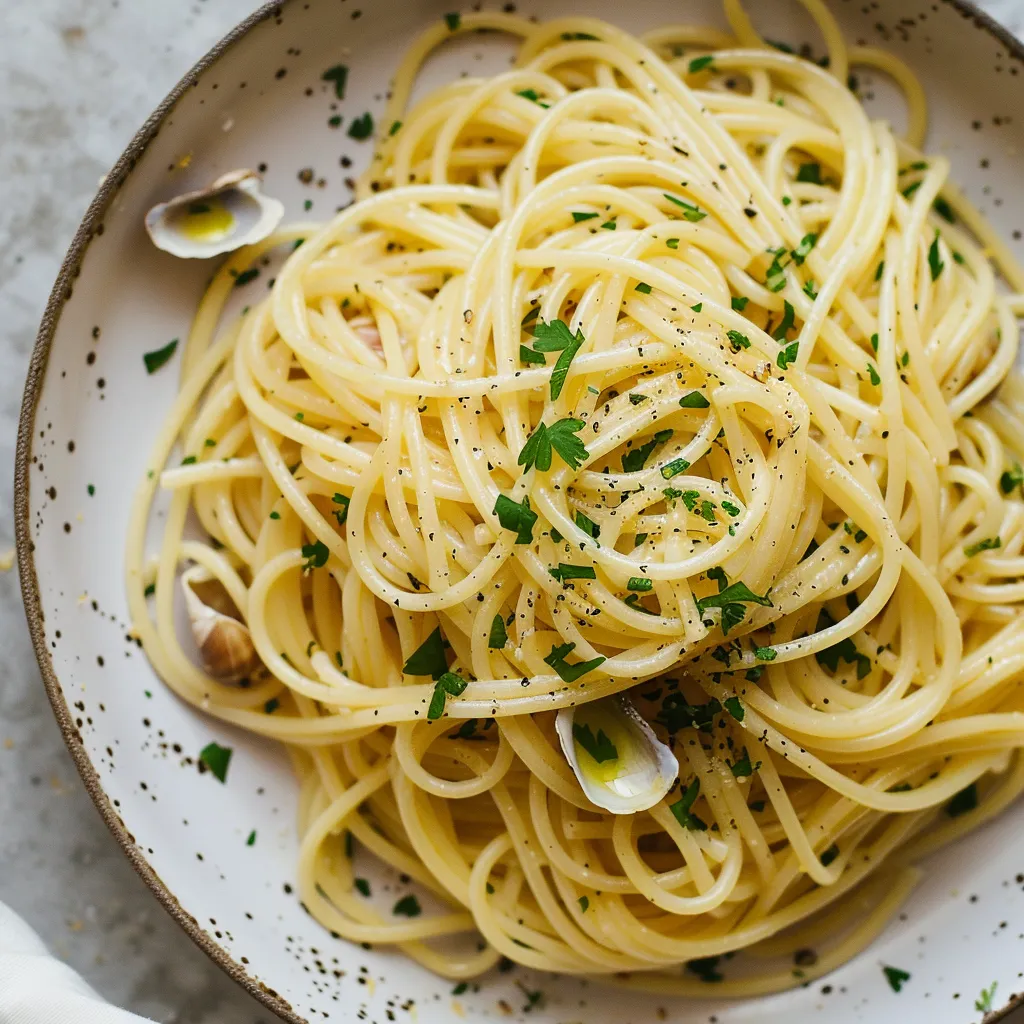 Spaghettis aux coques faciles