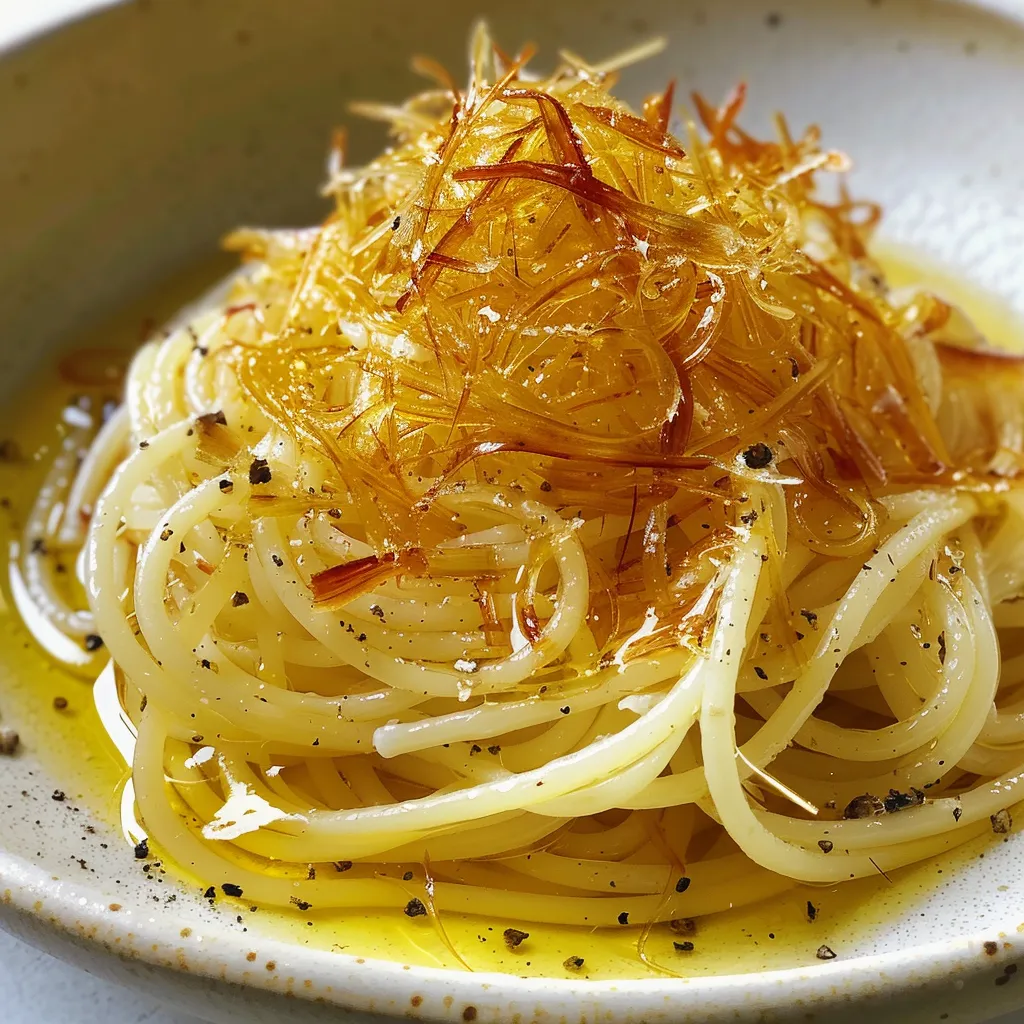 Spaghettis à la poutargue
