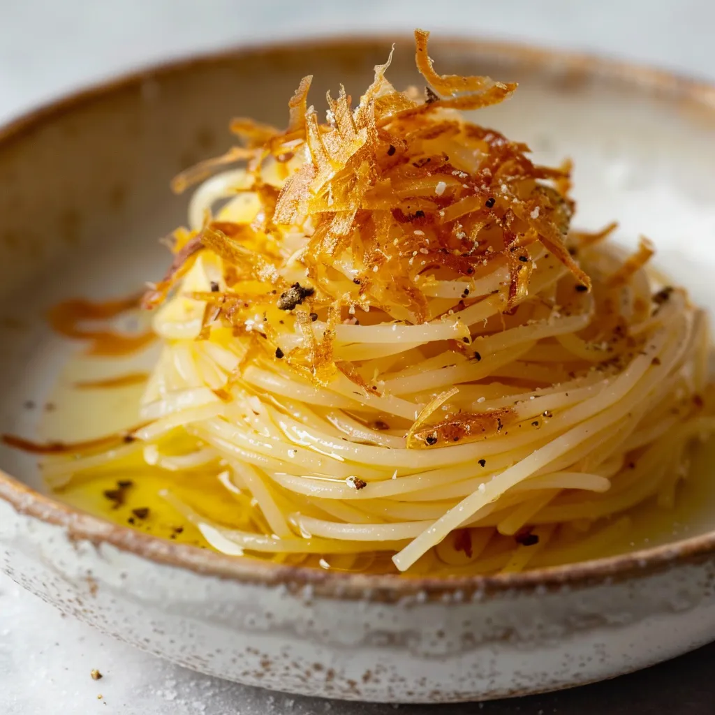 Spaghettis à la boutargue savoureux