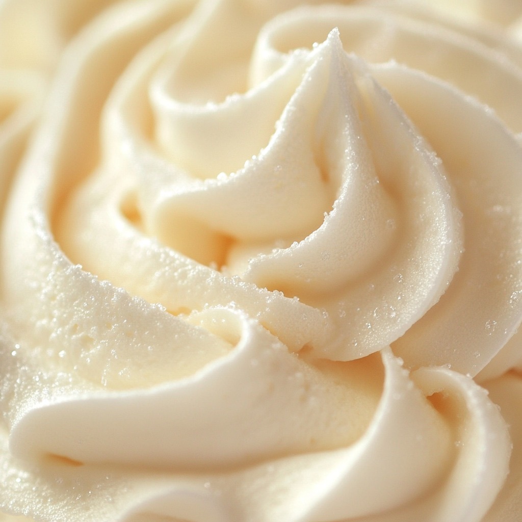 Une crème chantilly au mascarpone est servie dans un bol.