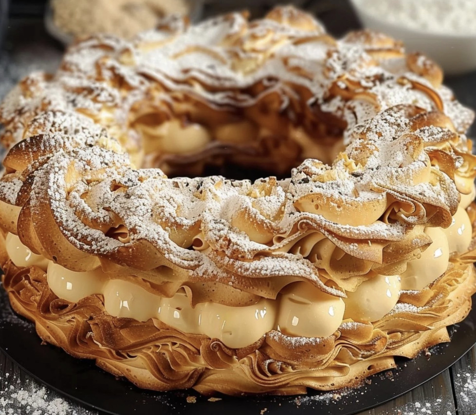 Une tarte aux pommes facile et généreuse.